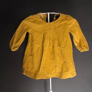 Gap | Toddler yellow gold corduroy dress